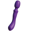 SHE.E.O - WAND MASAJEADORA VIBRADORA DE DOBLE EXTREMO MORADA