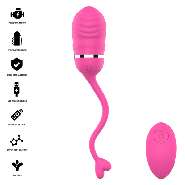 INTENSE - SOOKIE HUEVO VIBRADOR CON CONTROL REMOTO ROSA