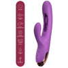 SHE.E.O - VIBRADOR RABBIT PUNTO G CON MOVIMIENTO DIGITAL MORADO