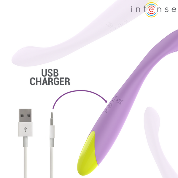 INTENSE - LUCCA G-POINT ESTIMULADOR FLEXIBLE RECARGABLE USB