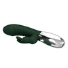 PRETTY LOVE - VIBRADOR RABBIT NAUGHTY BUNNY 30 FUNCIONES RECARGABLE USB VERDE