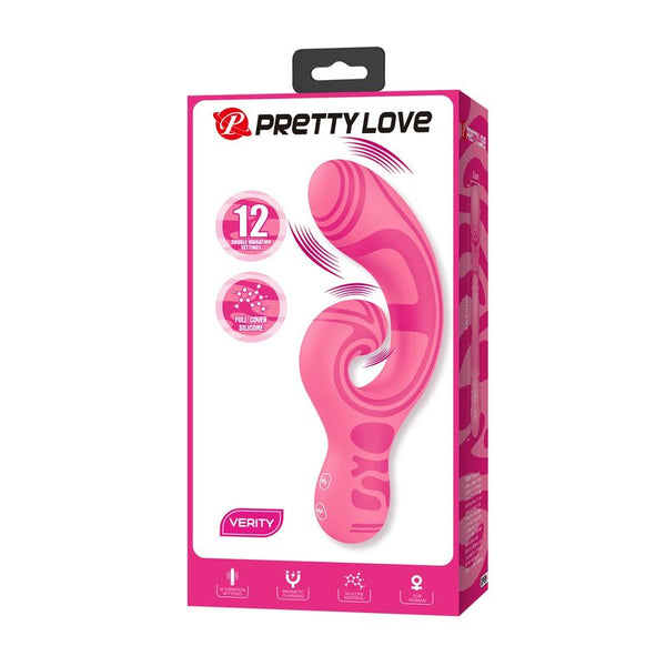 PRETTY LOVE - VERITY MASAJEADOR DOBLE RECARGABLE USB