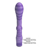 PRETTY LOVE - SUMMER VIBRADOR DOBLE CON ASA 19 CM Ø 3,5 CM MORADO
