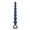 MR PLAY - BOLAS ANALES Y PLUG ANAL SILICONA AZUL 26,7 CM