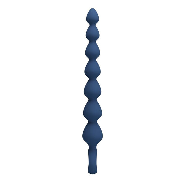 MR PLAY - BOLAS ANALES Y PLUG ANAL SILICONA AZUL 26,7 CM