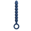 MR PLAY - BOLAS ANALES Y PLUG ANAL SILICONA AZUL -Ø- 3,4 CM - 28,5 CM