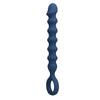 MR PLAY - BOLAS ANALES Y PLUG ANAL SILICONA AZUL -Ø- 3,4 CM - 28,5 CM