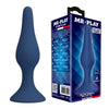 MR PLAY - PLUG ANAL CÓNICO SILICONA AZUL XL