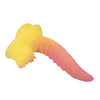 POWER MONSTERS - RIPPLIED MONSTER DILDO FANTASÍA CON VENTOSA 22,5 CM Ø 5,5 CM ROSA Y AMARILLO