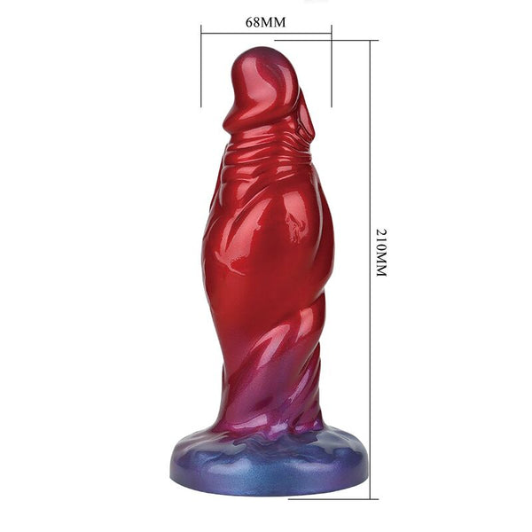 POWER MONSTERS - SHADOW BEHEMOTH DILDO HINCHABLE FANTASÍA BICOLOR 22 CM Ø 5 CM