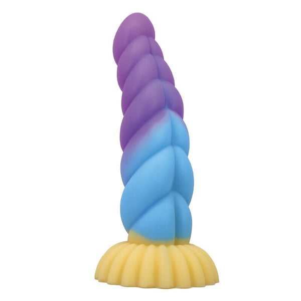 POWER MONSTERS - UNICORN DILDO TRICOLOR 22 CM Ø 5 CM