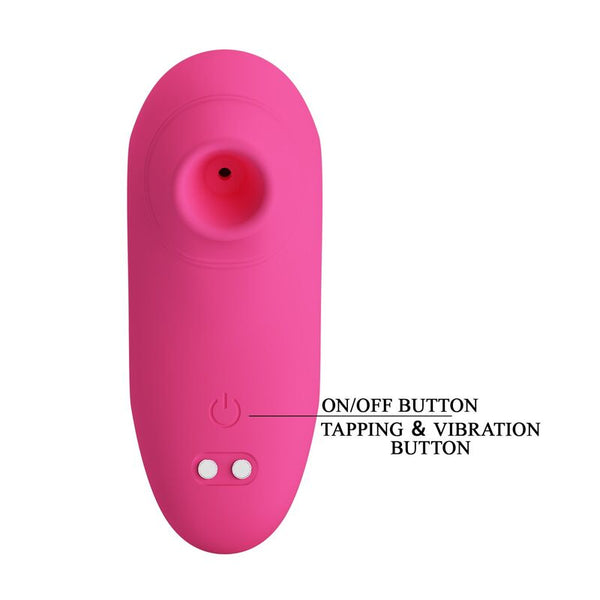 PRETTY LOVE - ARILA SUCCIONADOR DE CLÍTORIS CON VIBRACIÓN RECARGABLE ROSA