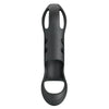 PRETTY LOVE - CRAIG ANILLO PARA PENE VIBRADOR RECARGABLE NEGRO