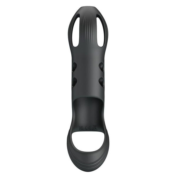 PRETTY LOVE - CRAIG ANILLO PARA PENE VIBRADOR RECARGABLE NEGRO