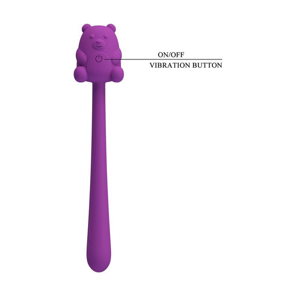 PRETTY LOVE - CUTE BEAR FLIRTING STICK VIBRADOR RECARGABLE