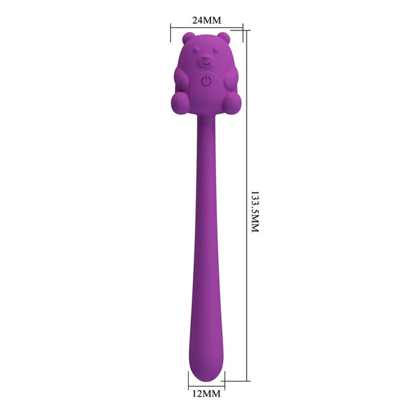 PRETTY LOVE - CUTE BEAR FLIRTING STICK VIBRADOR RECARGABLE