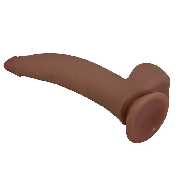 PRETTY LOVE - CUTHBERT DILDO REALÍSTICO FLEXIBLE 20 CM Ø 5 CM TPE MARRÓN