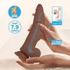 PRETTY LOVE - CUTHBERT DILDO REALÍSTICO FLEXIBLE 20 CM Ø 5 CM TPE MARRÓN