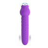 PRETTY LOVE - DANNELL VIBRADOR CON ESTIMULACIÓN ORAL Y CLITORAL RECARGABLE MORADO