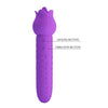 PRETTY LOVE - DANNELL VIBRADOR CON ESTIMULACIÓN ORAL Y CLITORAL RECARGABLE MORADO
