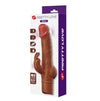 PRETTY LOVE - ELLISON VIBRADOR RABBIT REALÍSTICO 22,6 CM Ø 4,2 CM COLOR MARRÓN