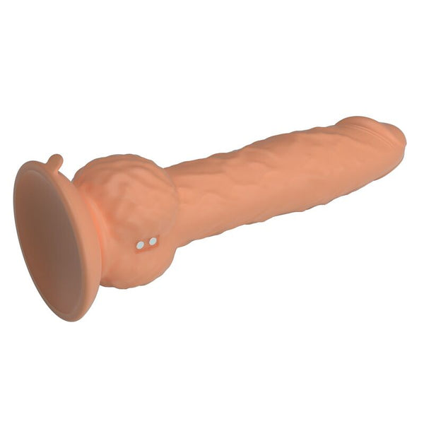 PRETTY LOVE - EREN DILDO VIBRADOR CON EMPUJE 20,5 CM Ø 4,5 CM COLOR NATURAL