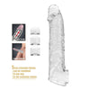 PRETTY LOVE - FUNDA EXTENSORA PARA PENE AJUSTABLE 26 CM Ø 4 CM COLOR TRANSPARENTE