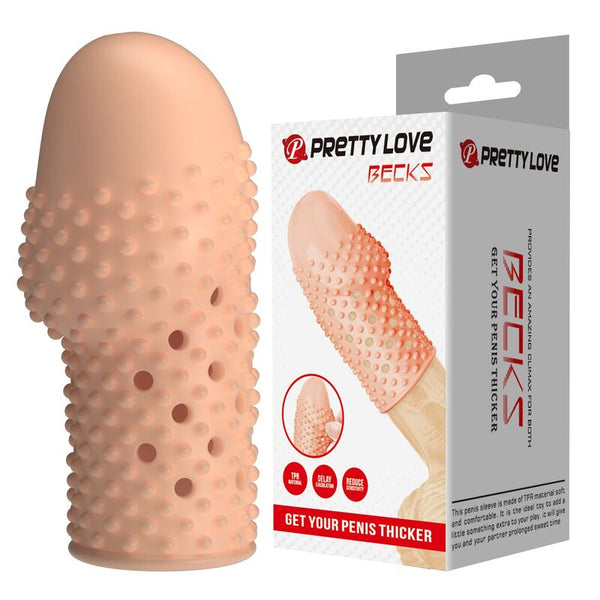 PRETTY LOVE - GEEK'S FUNDA PARA PENE GET YOUR PENIS THICKER COLOR NATURAL