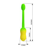 PRETTY LOVE - HUEVO VIBRADOR PULSEN CONTROL APP 12 FUNCIONES RECARGABLE USB VERDE-AMARILLO