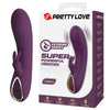 PRETTY LOVE - LANDYN VIBRADOR RABBIT RECARGABLE 10 FUNCIONES MORADO