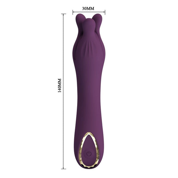 PRETTY LOVE - LUNAO VIBRADOR RECARGABLE 10 FUNCIONES MORADO