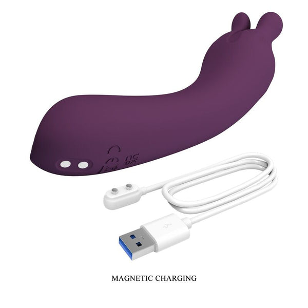 PRETTY LOVE - LUNAO VIBRADOR RECARGABLE 10 FUNCIONES MORADO