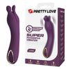 PRETTY LOVE - LUNAO VIBRADOR RECARGABLE 10 FUNCIONES MORADO