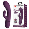 PRETTY LOVE - MARGIE VIBRADOR RABBIT RECARGABLE 10 FUNCIONES MORADO