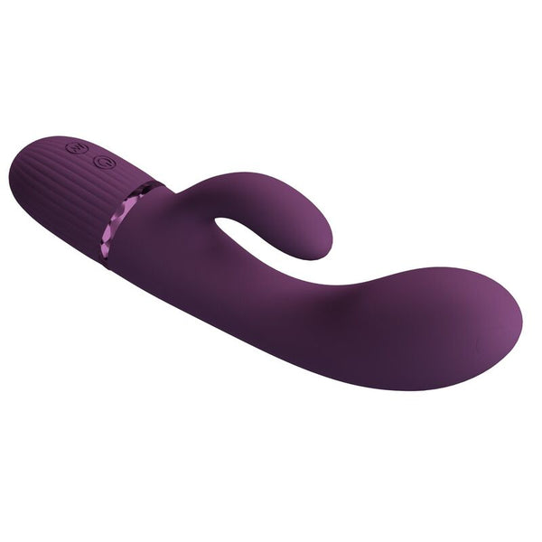 PRETTY LOVE - MARGIE VIBRADOR RABBIT RECARGABLE 10 FUNCIONES MORADO