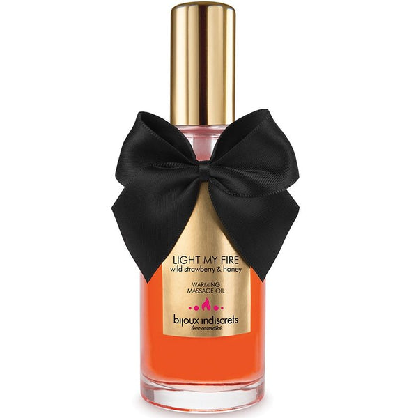 Bijoux aceite masaje efecto calor aroma fresa
