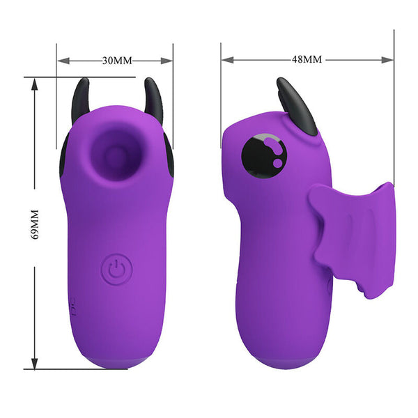 PRETTY LOVE - MAGIC DEVIL ESTIMULADOR DE DEDO RECARGABLE MORADO