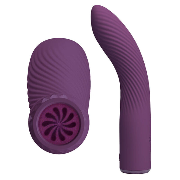 PRETTY LOVE - KISSELL VIBRADOR RECARGABLE 10 FUNCIONES MORADO