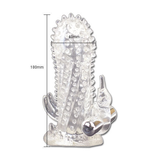 Brave man extensión pene vibrador rabbit