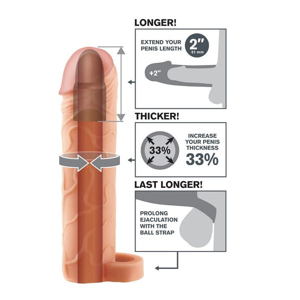 Fantasy perfect 2 extensión pene con correa