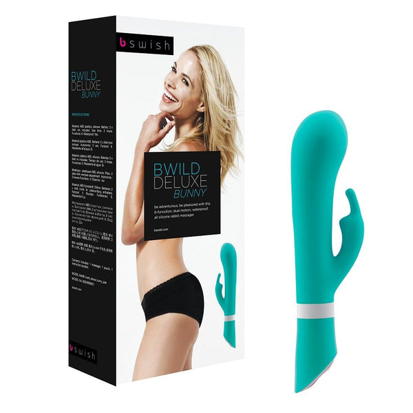 Bwild deluxe bunny rabbit vibrator jade 2