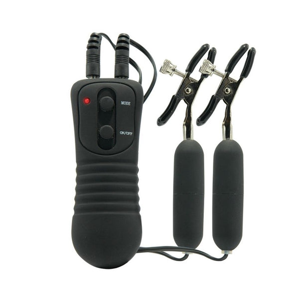 Pinzas de pezones con vibrador