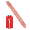 King dildo doble natural 30 cm