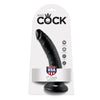 KING COCK - PENE NEGRO 17.8 CM