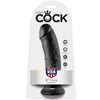 King 8 pene negro 20.3 cm