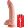 King 9 pene realístico natural 22.9 cm