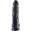 KING COCK - PENE REALISTICO NEGRO 25.4 CM