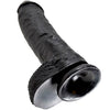 KING COCK - PENE REALISTICO NEGRO 25.4 CM