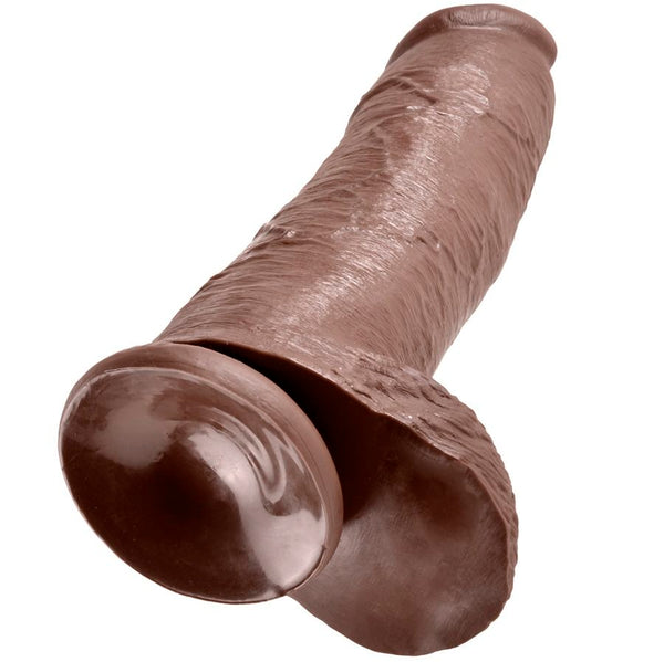KING COCK - PENE REALÍSTICO MARRÓN 30.48 CM