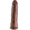KING COCK - PENE REALÍSTICO MARRÓN 30.48 CM